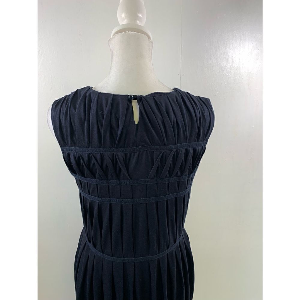 Rodier Navy Lyocell Dress Size 6 - Picture 6 of 12